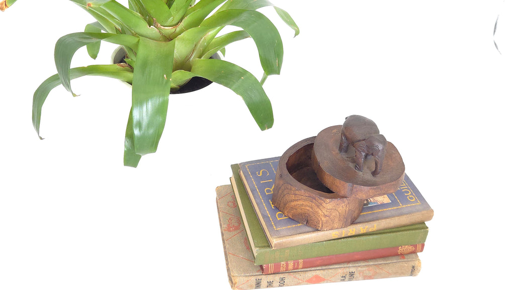 Handcrafted Wooden Elephant Boxes