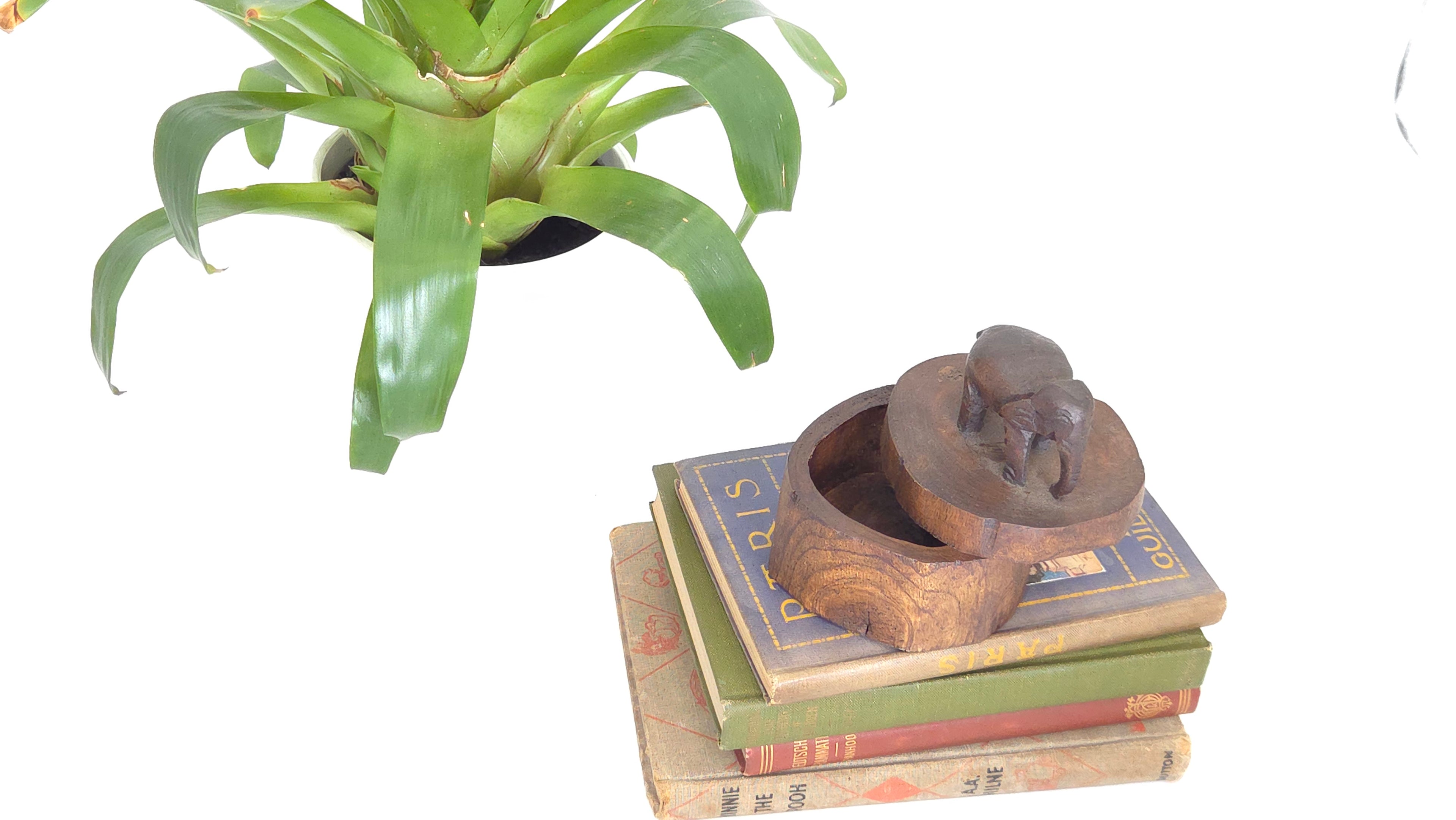 Handcrafted Wooden Elephant Boxes