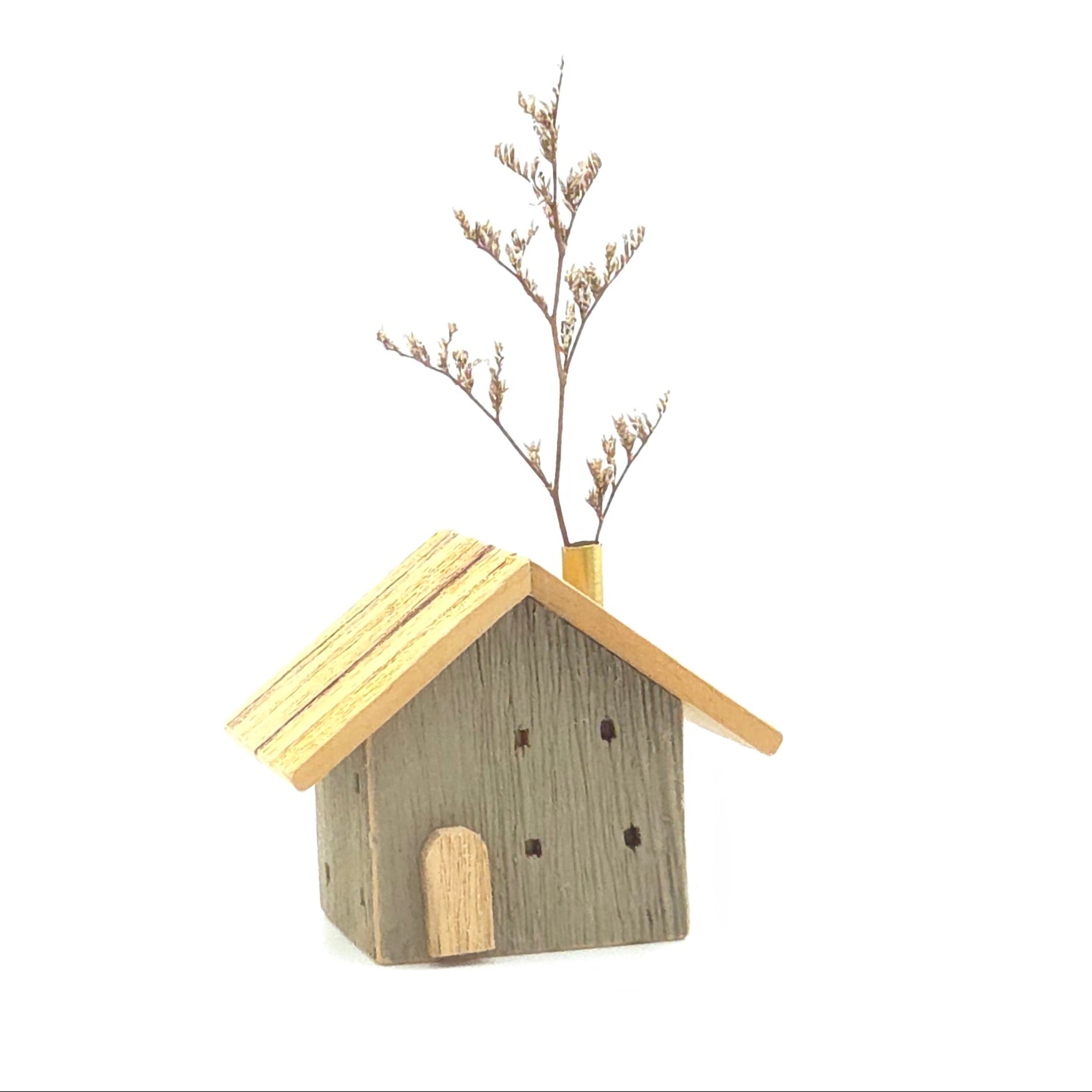 Handcrafted Wooden Christmas Village Houses