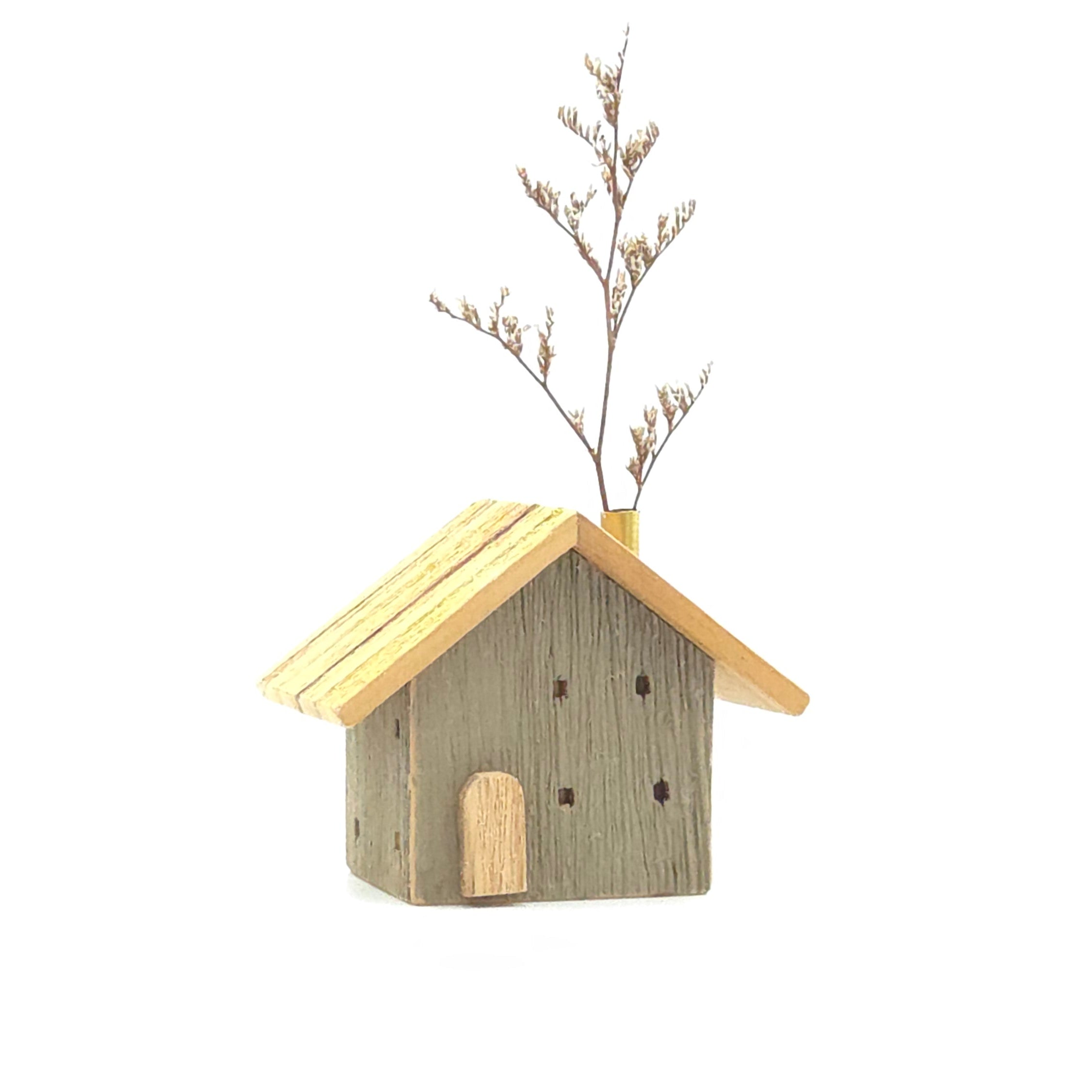 Handcrafted Wooden Christmas Village Houses
