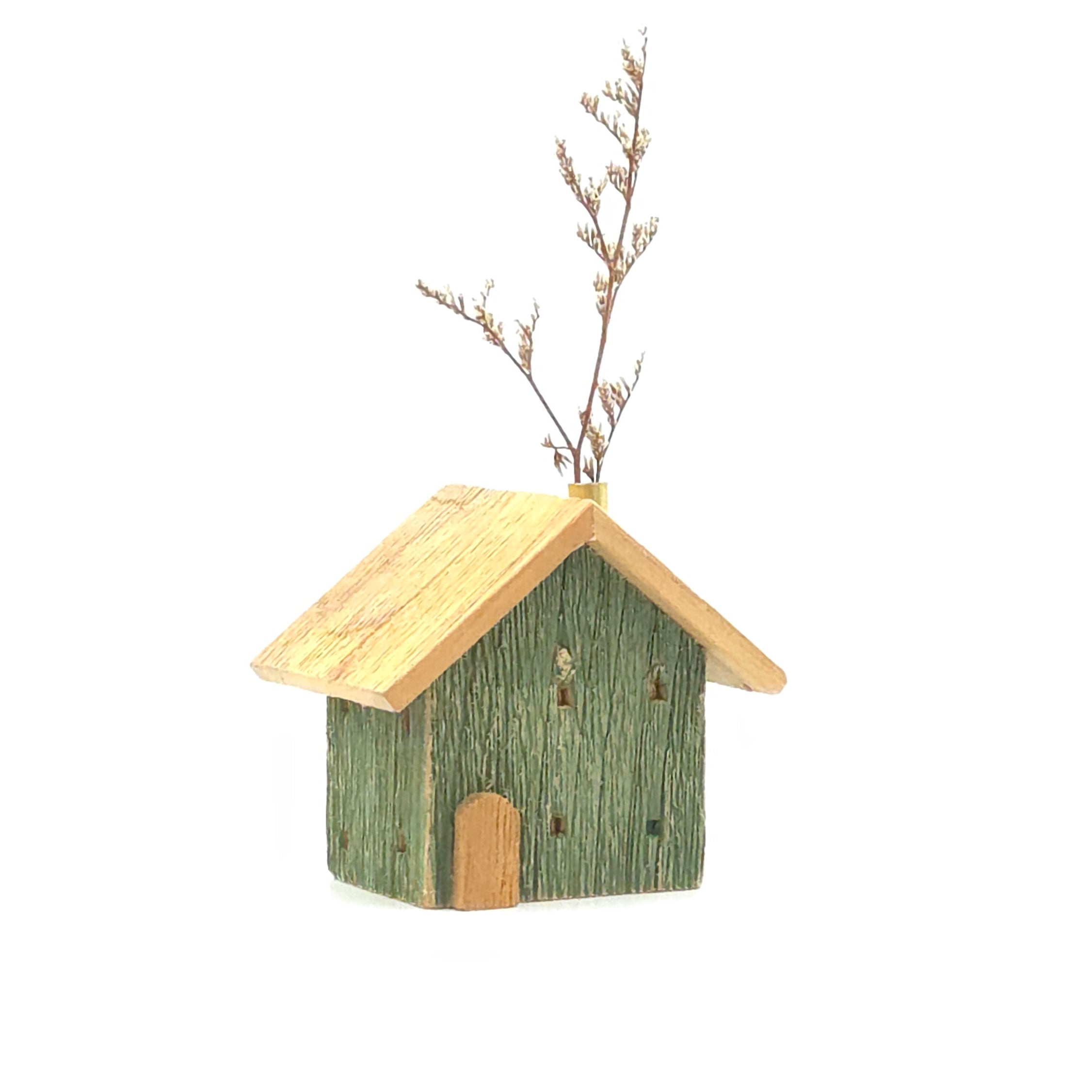 Handcrafted Wooden Christmas Village Houses
