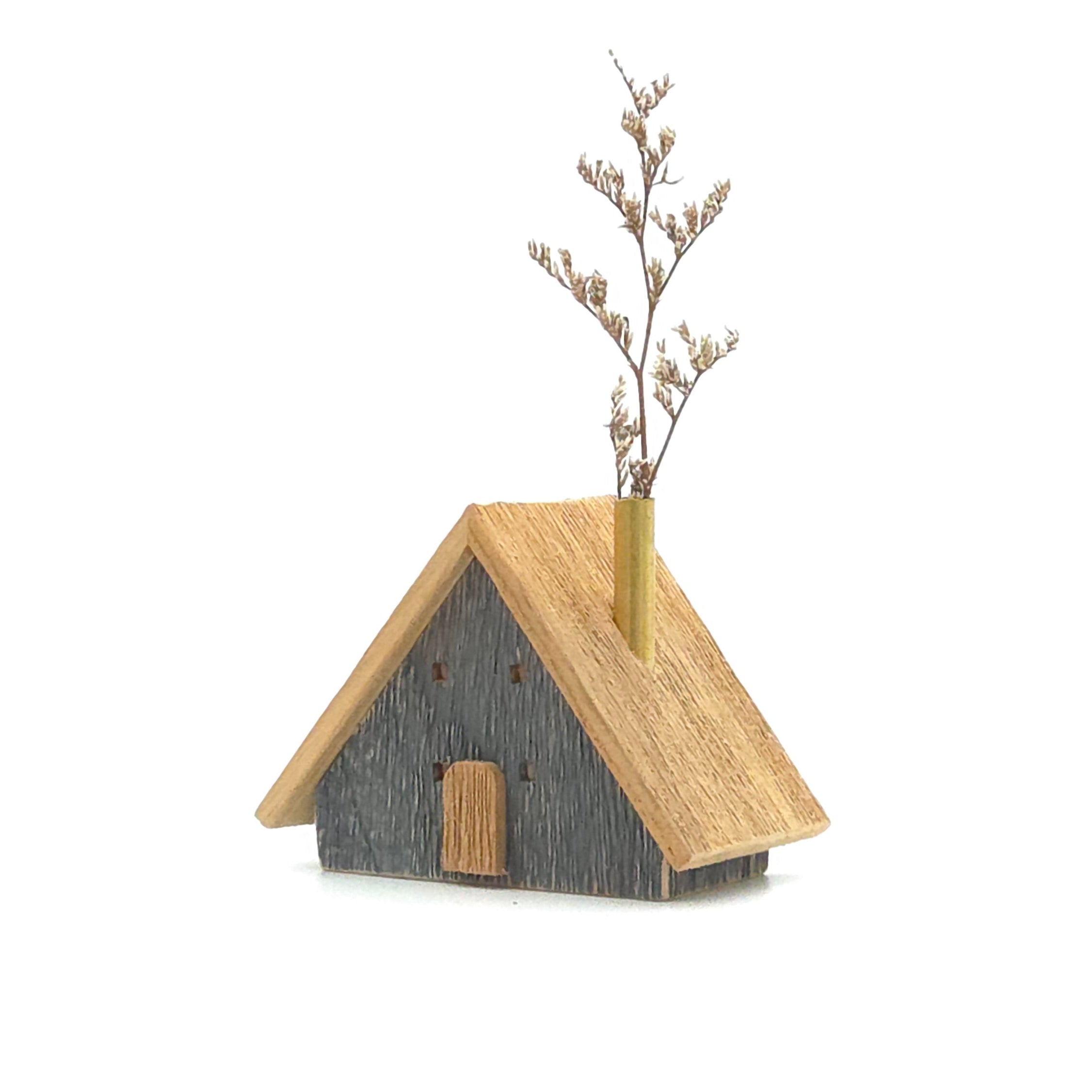 Handcrafted Wooden Christmas Village Houses