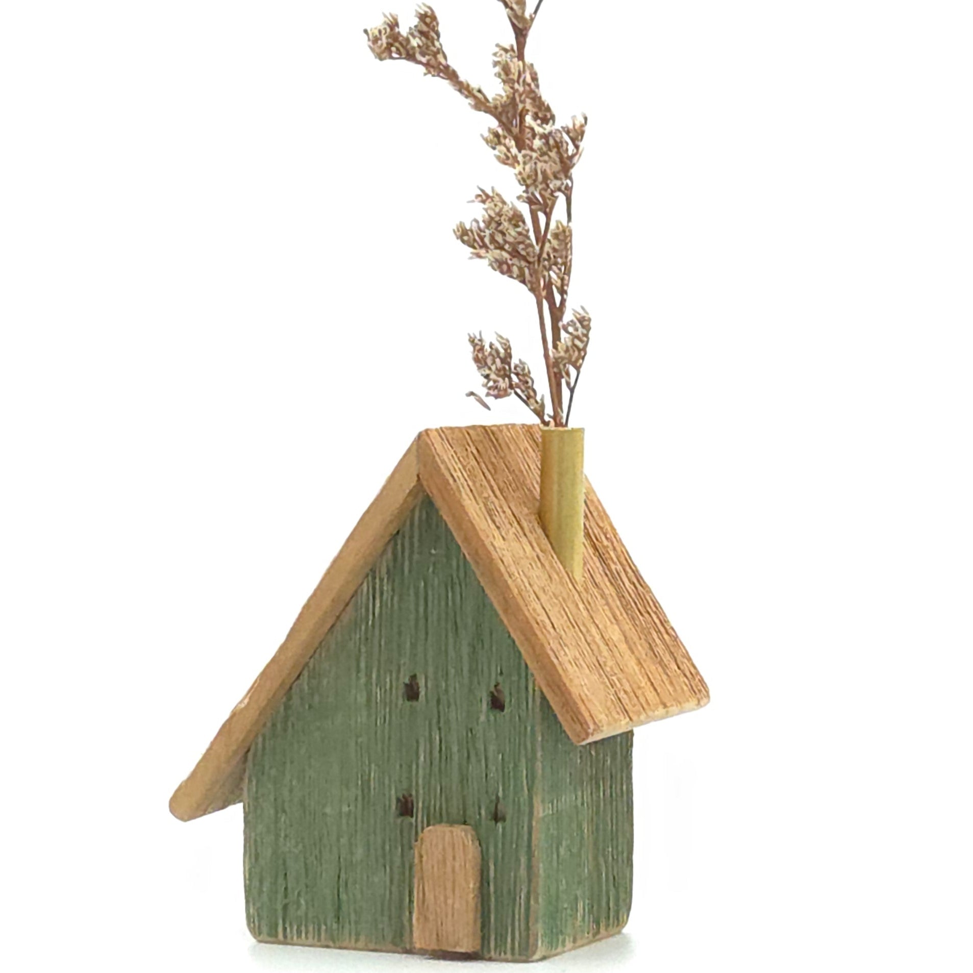 Handcrafted Wooden Christmas Village Houses