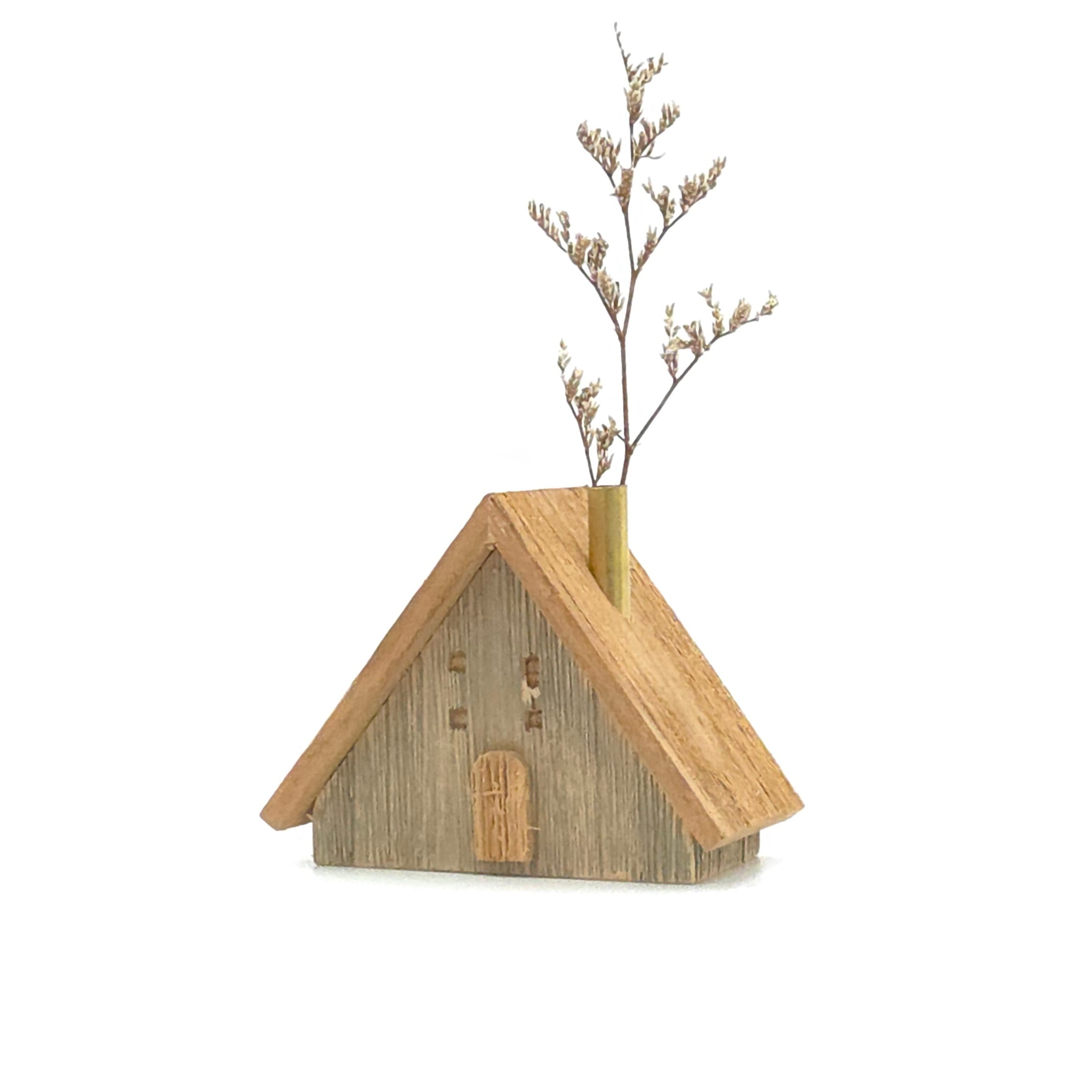 Handcrafted Wooden Christmas Village Houses