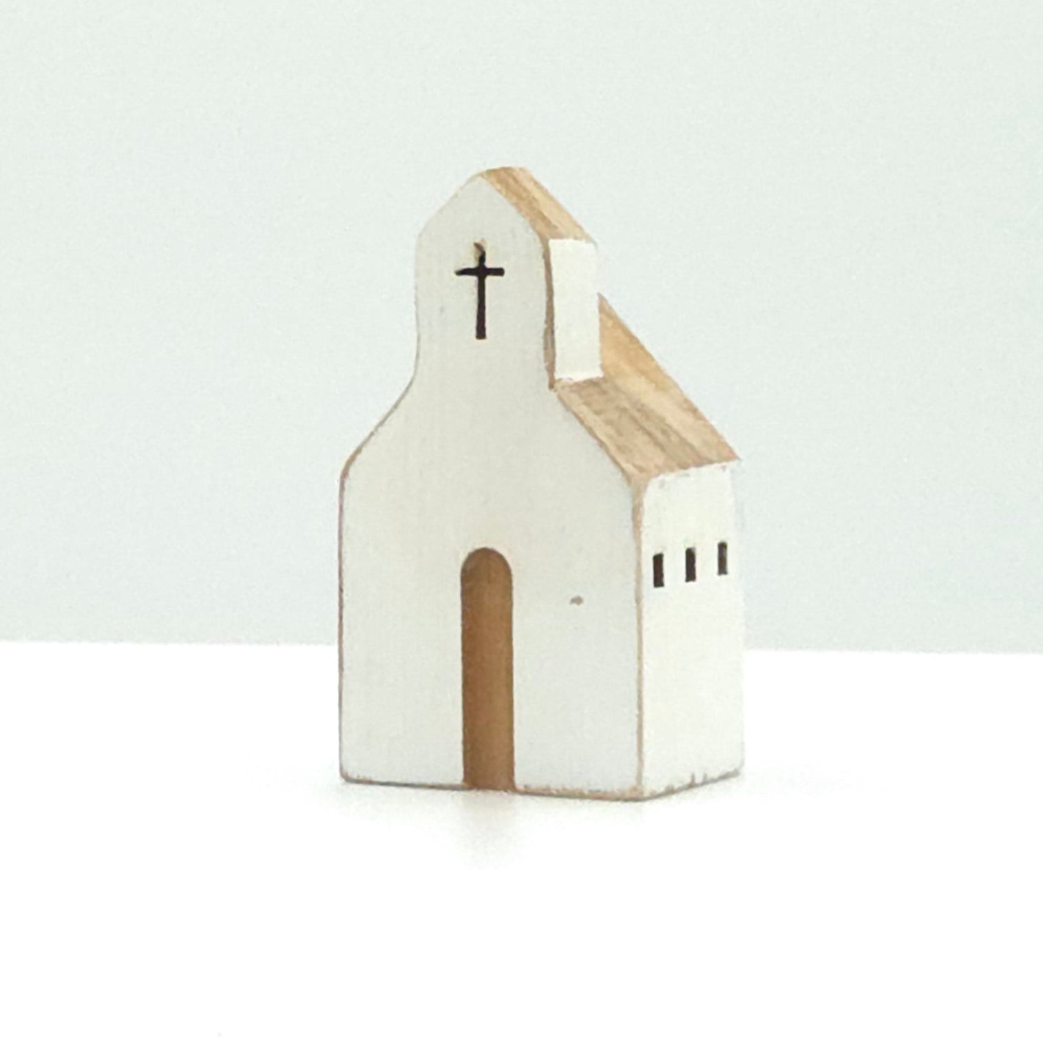 Handcrafted Wooden Christmas Village Houses