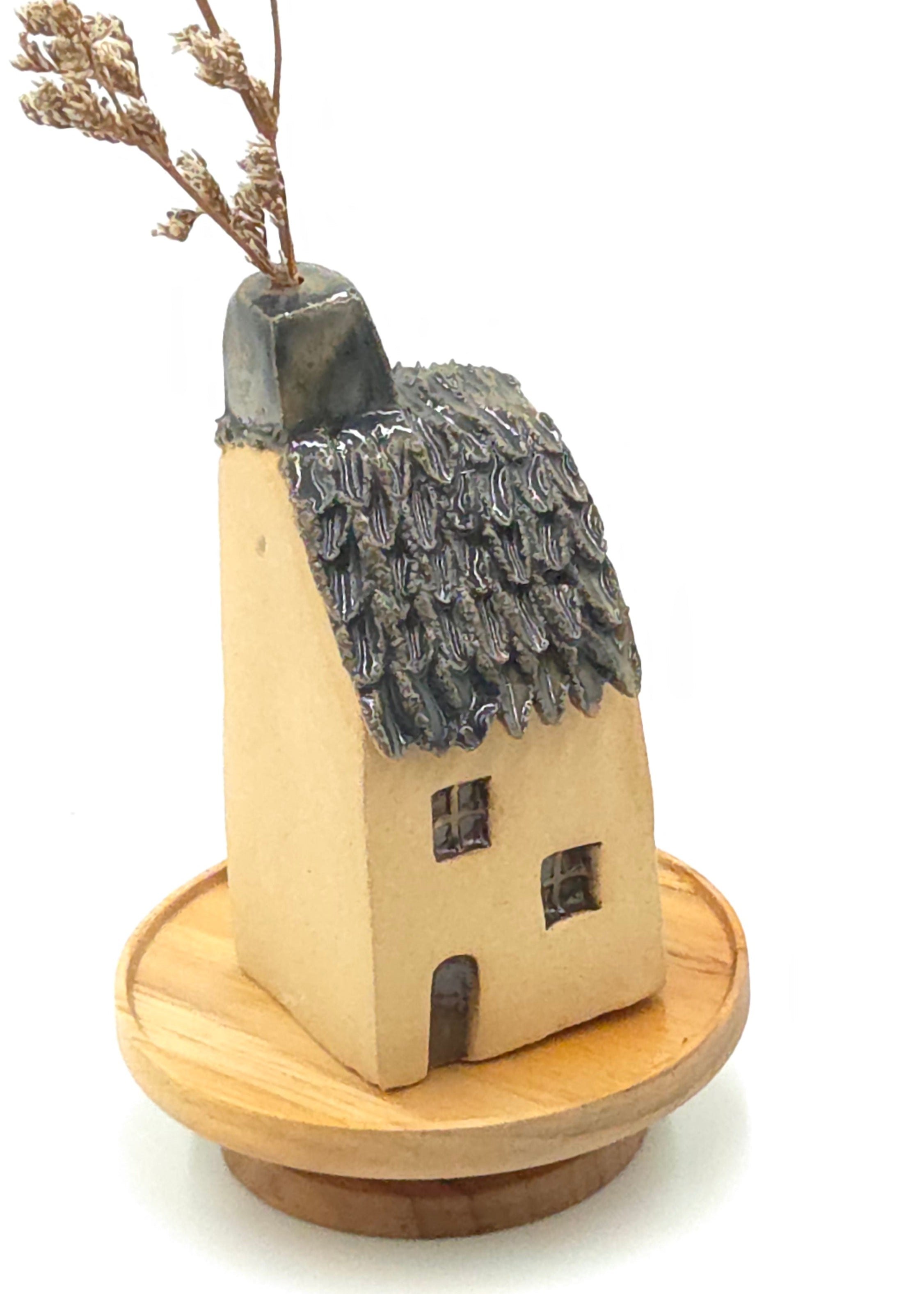 Handcrafted Clay Christmas Houses