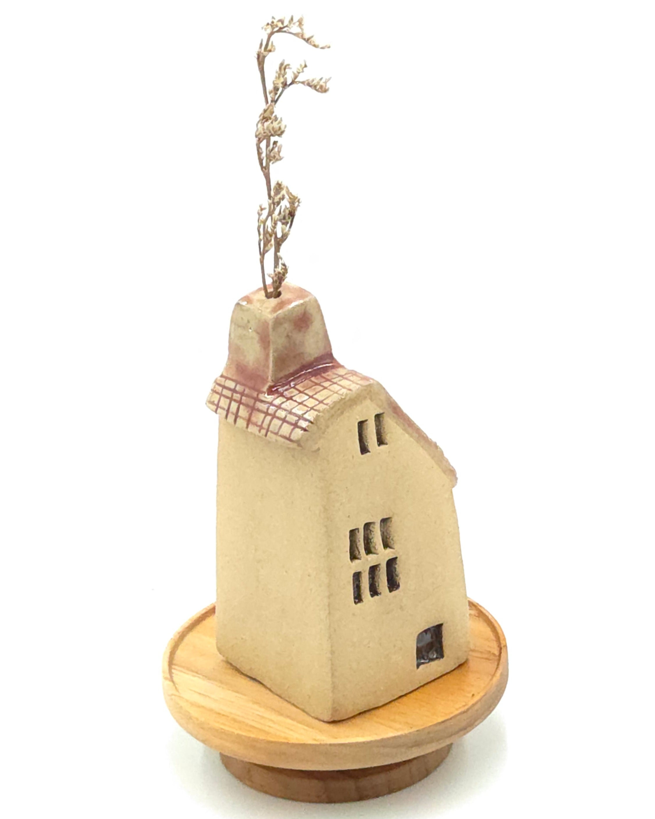 Handcrafted Clay Christmas Houses