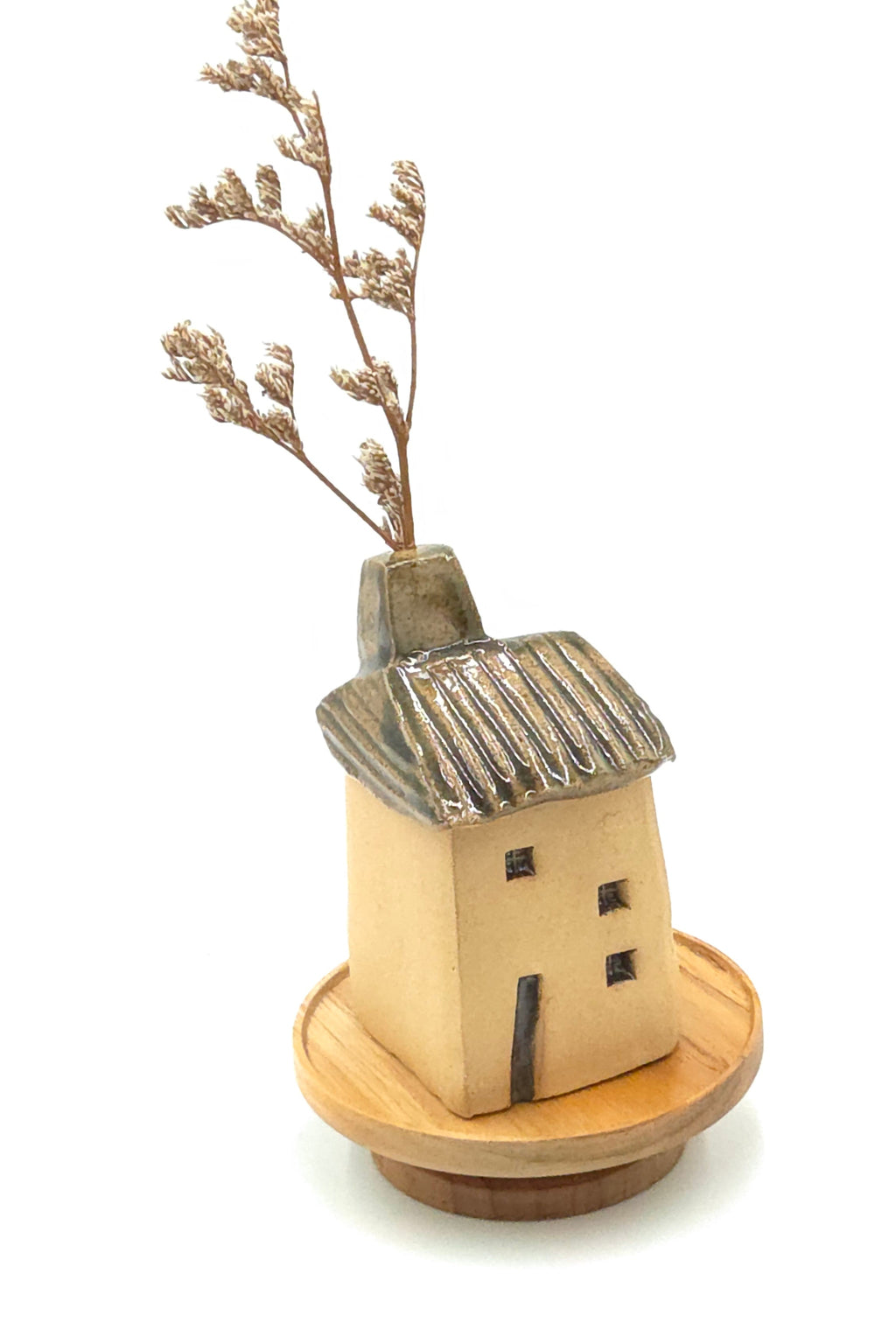 Handcrafted Clay Christmas Houses