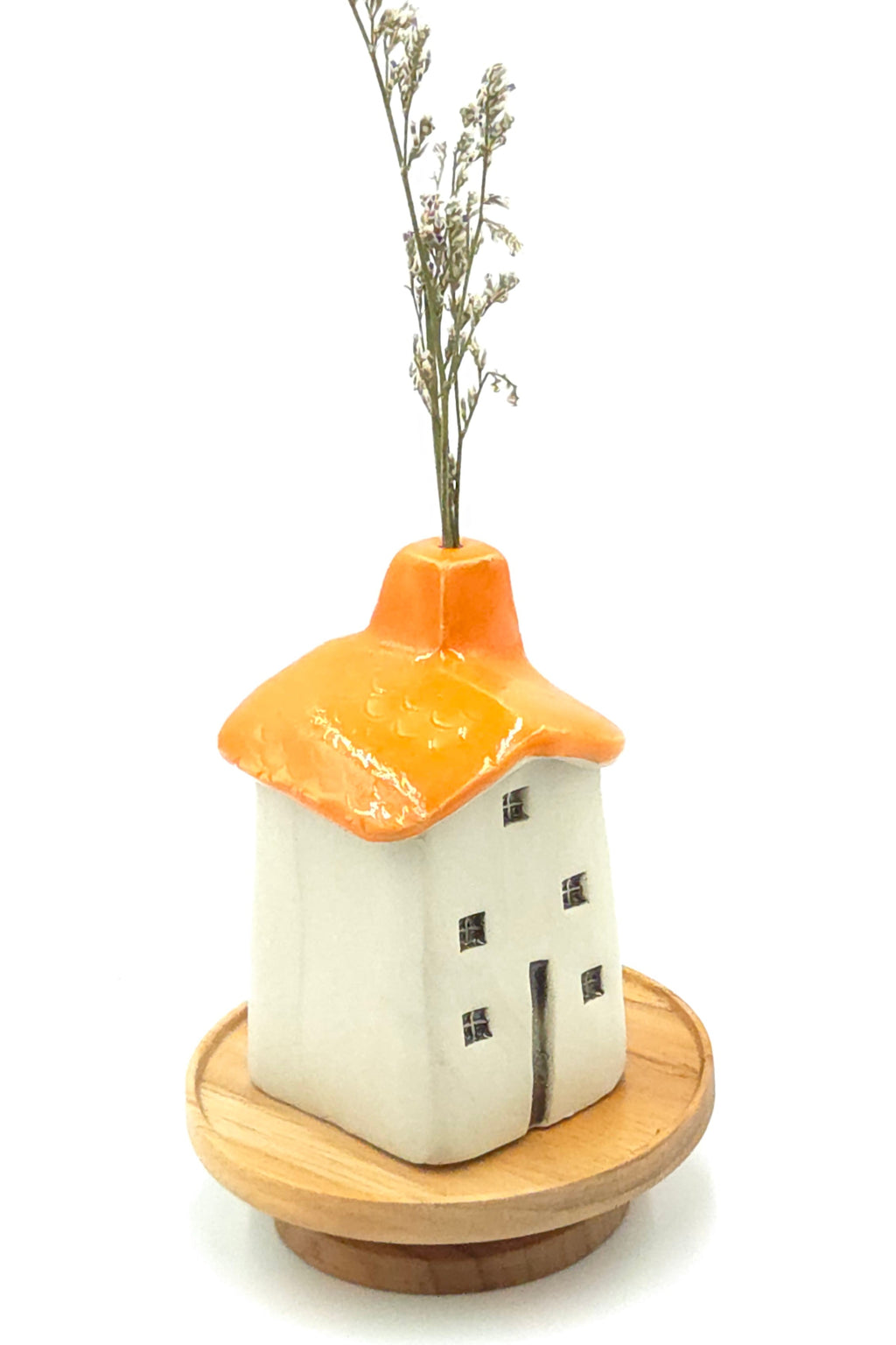 Handcrafted Clay Christmas Houses