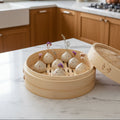 Handmade Clay Dumpling Bud Vase