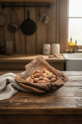 Hand-Carved Natural Wood Tray