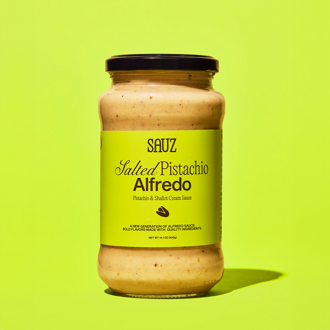 Salted Pistachio Alfredo Sauce