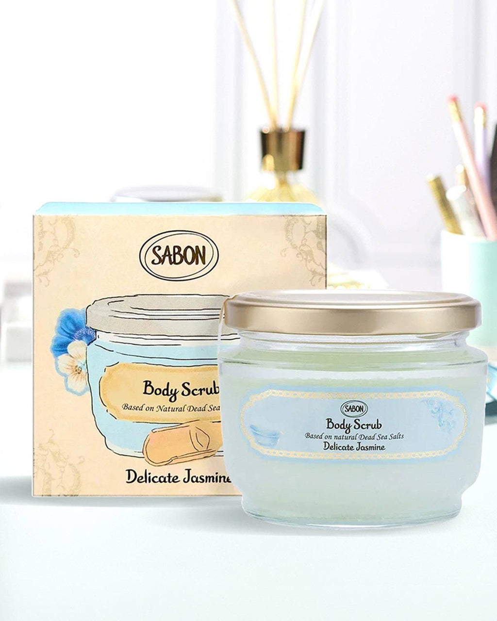 Body Scrub Delicate Jasmine 11.3oz (320g) in Box