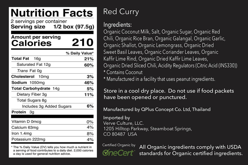 Thai for Two Cooking Kit - Organic Red Curry