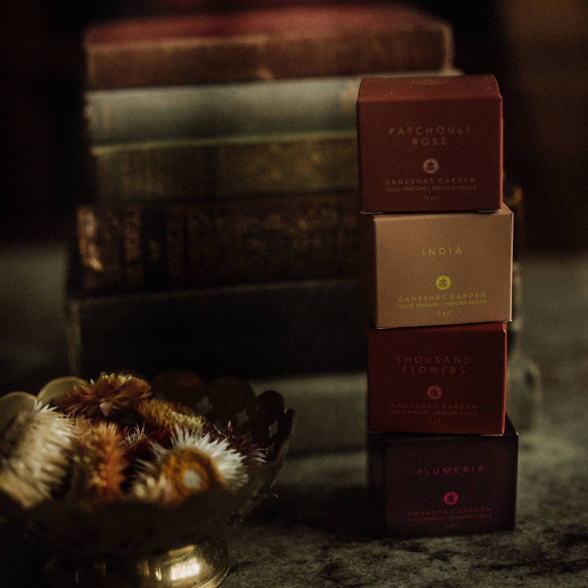 Ganesha's Garden Patchouli Rose Solid Perfume
