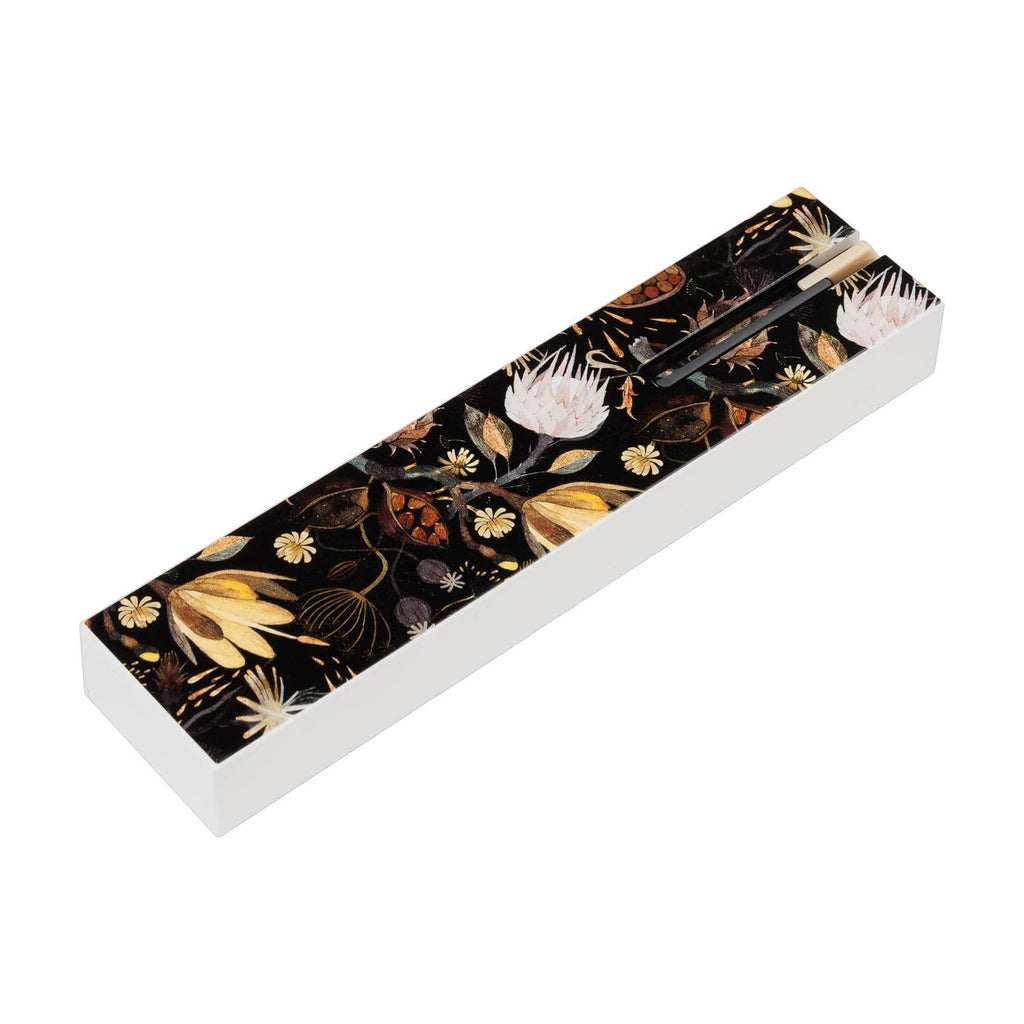 DreamBox Gel Click Pen in a Gift Box - Night Flowers