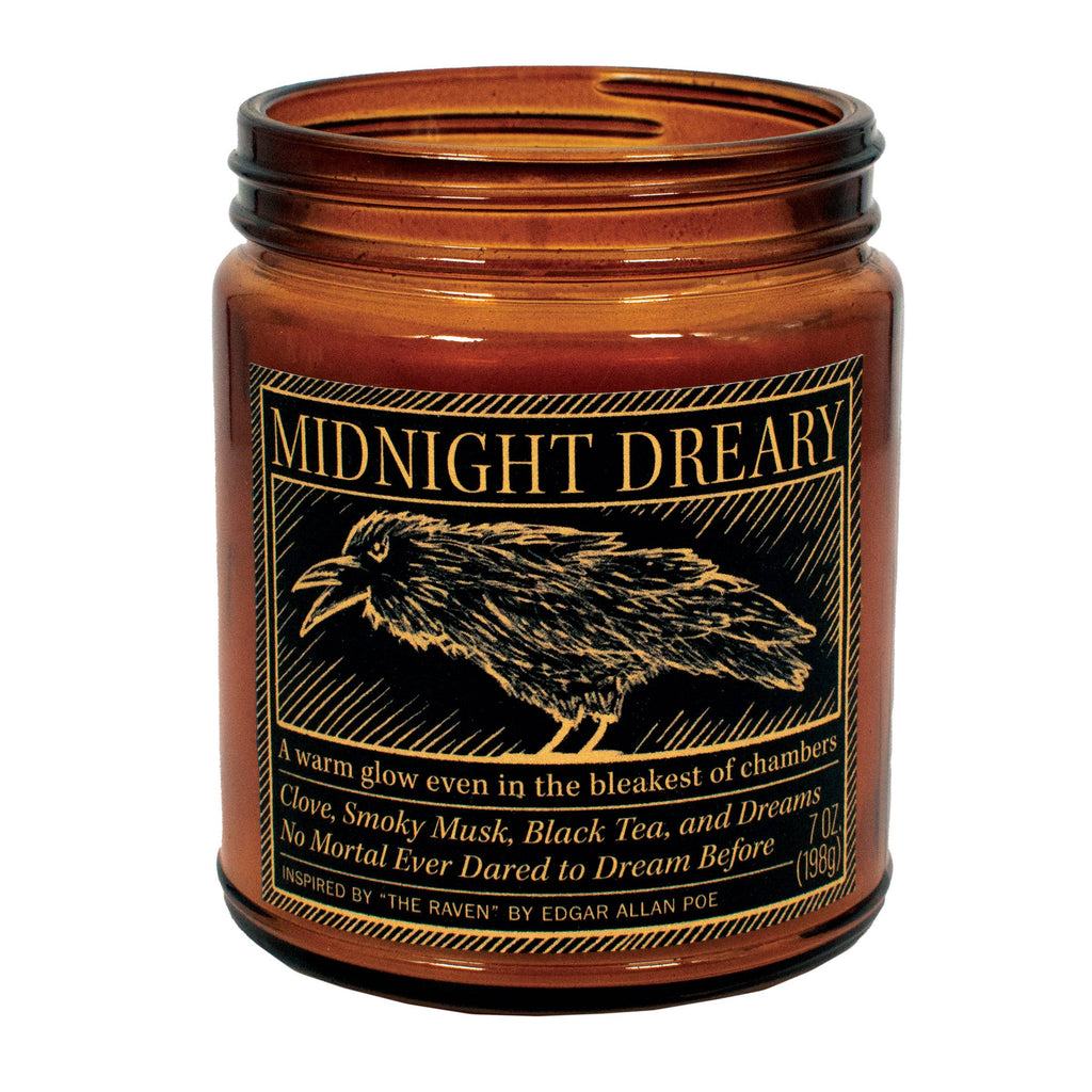 Midnight Dreary Poe Scented Jar Candle