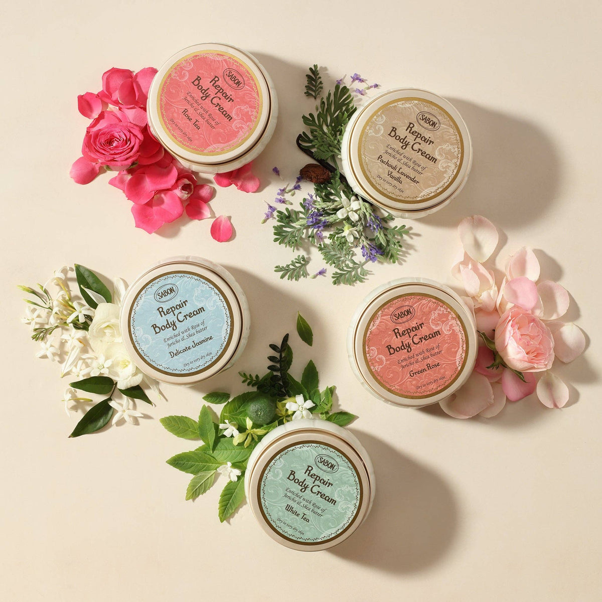 Repair Body Cream Green Rose 7oz (200mL)
