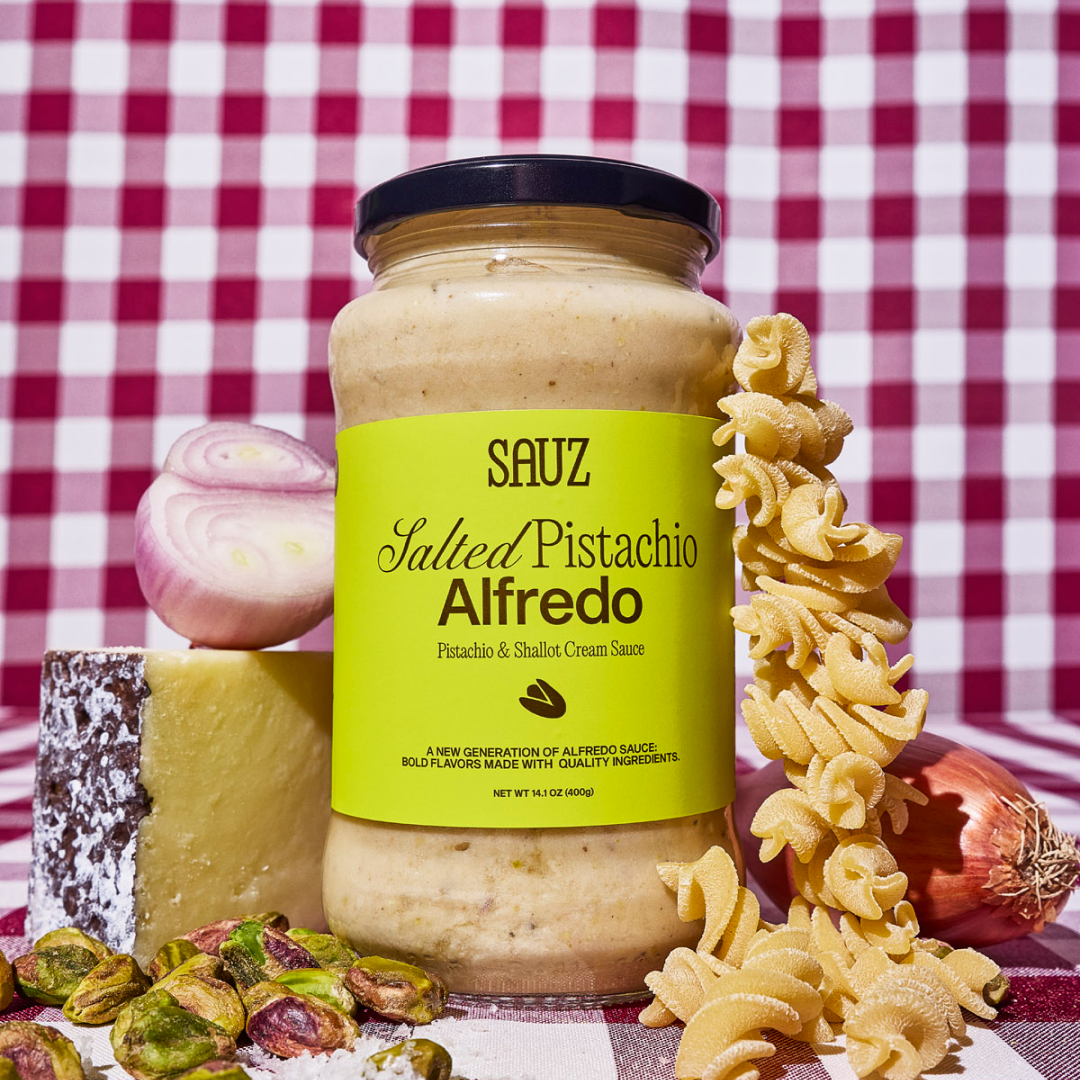 Salted Pistachio Alfredo Sauce